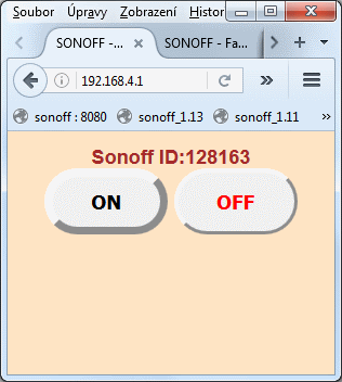 Sonoff Basic device